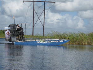 This is what our boat looked like.  It was fun skimming across the water. 